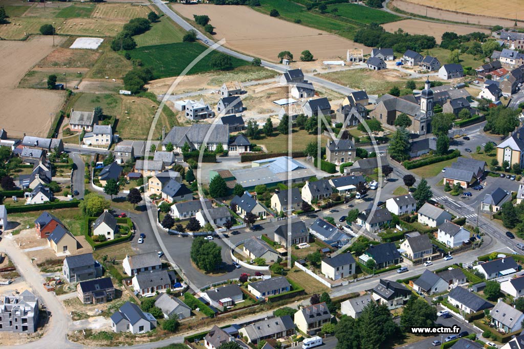 Photo arienne de Saint-Malo (Chteau Malo)