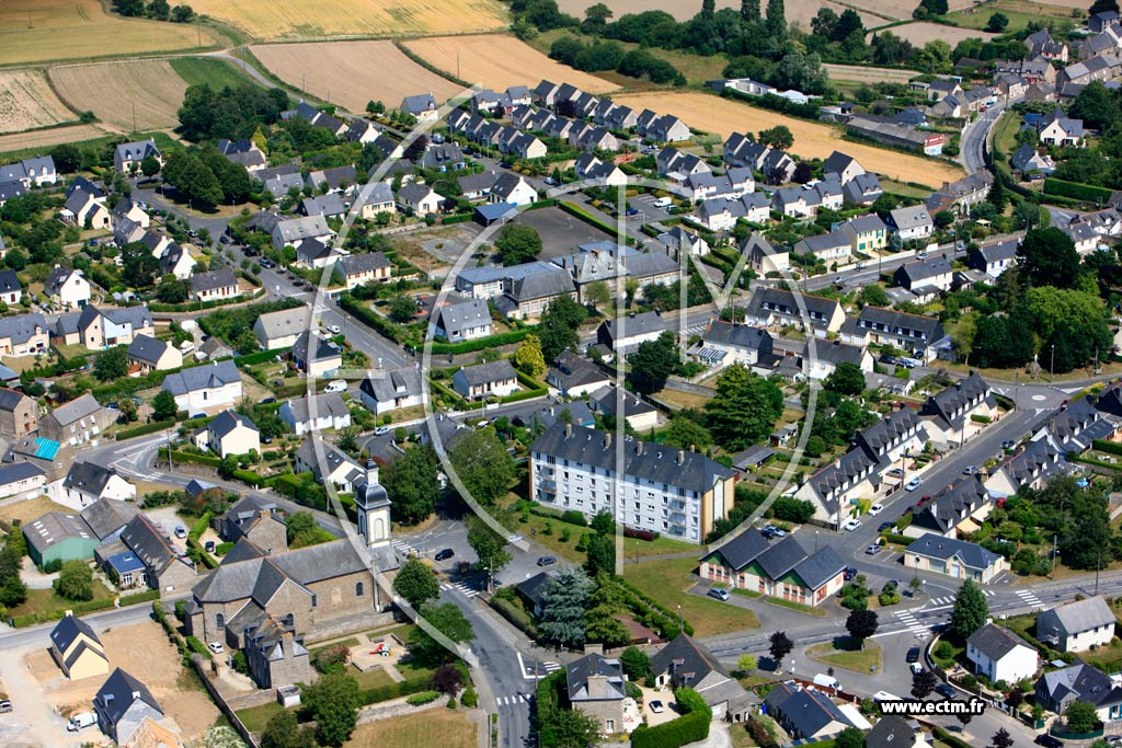 Photo arienne de Saint-Malo (Chteau Malo)