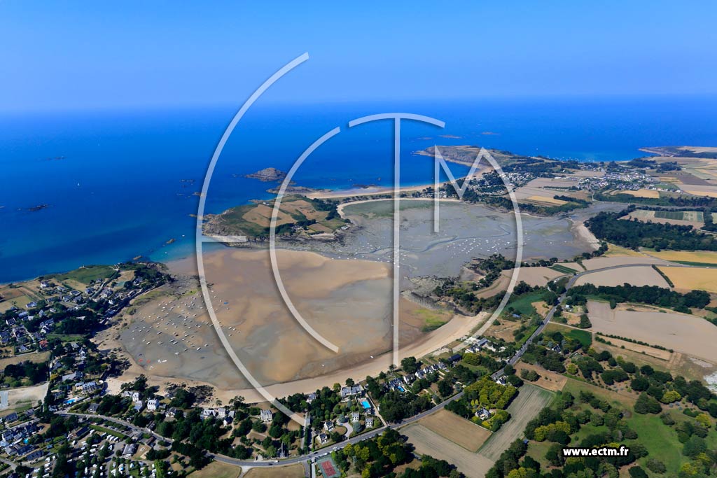 Photo arienne de Saint-Malo (Havre de Rothneuf)