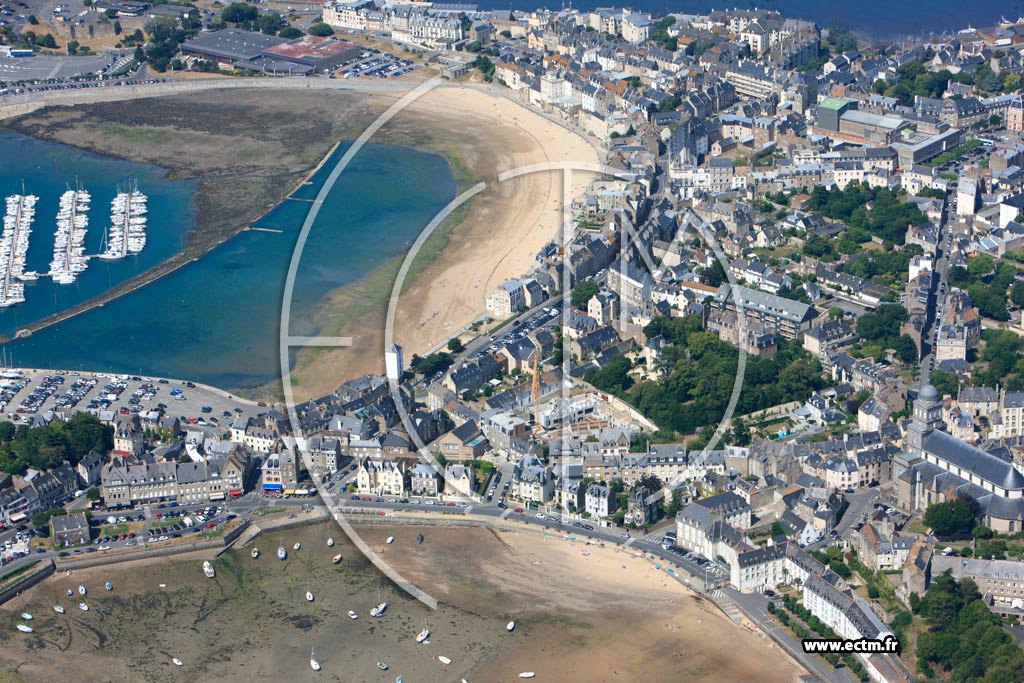 Photo arienne de Saint-Malo (La Cit)