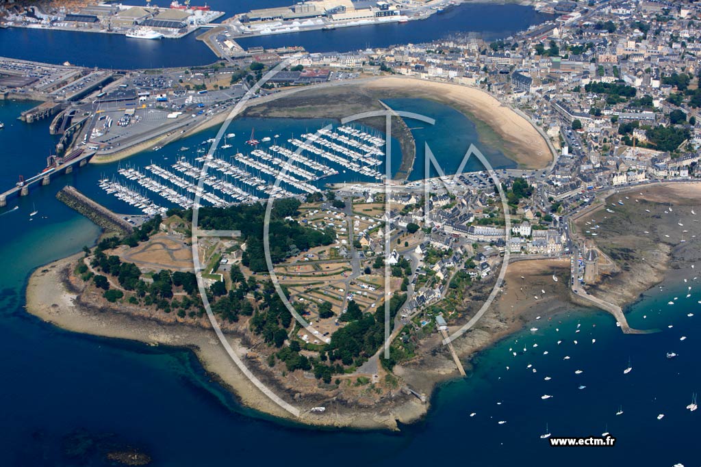 Photo arienne de Saint-Malo (La Cit)
