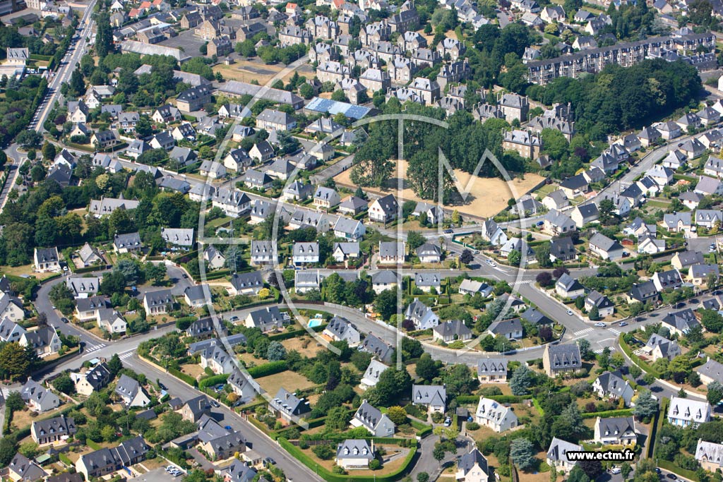Photo arienne de Saint-Malo (La Flourie-Lorette)