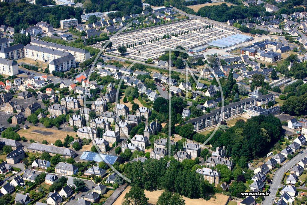 Photo arienne de Saint-Malo (La Flourie-Lorette)