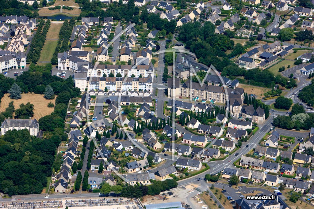 Photo arienne de Saint-Malo (La Flourie-Lorette)