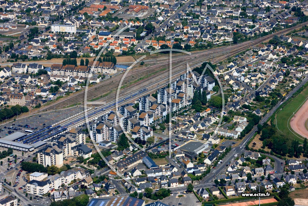 Photo arienne de Saint-Malo (La Gare-Marville)
