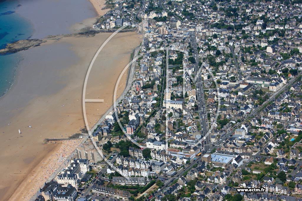Photo arienne de Saint-Malo (Le Sillon-Courtoisville)