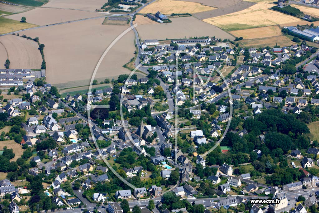 Photo arienne de Saint-Malo (Saint Ideuc-La Haize)