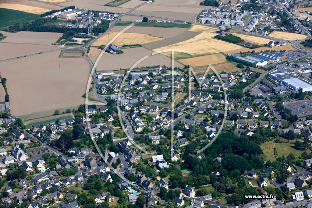 Photo arienne de Saint-Malo (Saint Ideuc-La Haize)