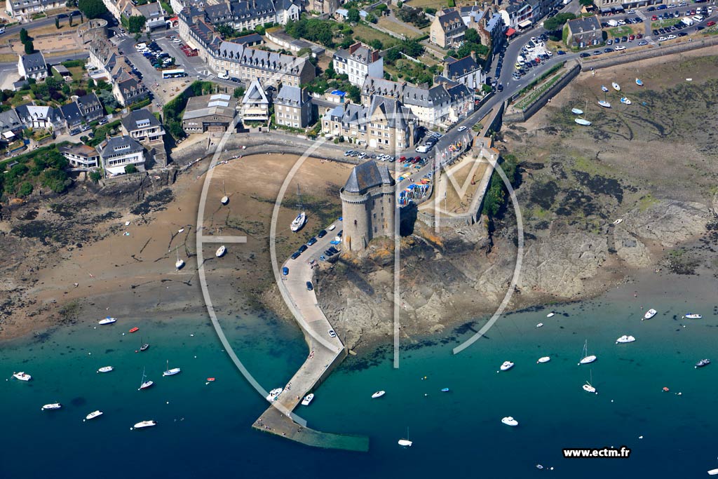 Photo arienne de Saint-Malo (Tour Solidor)