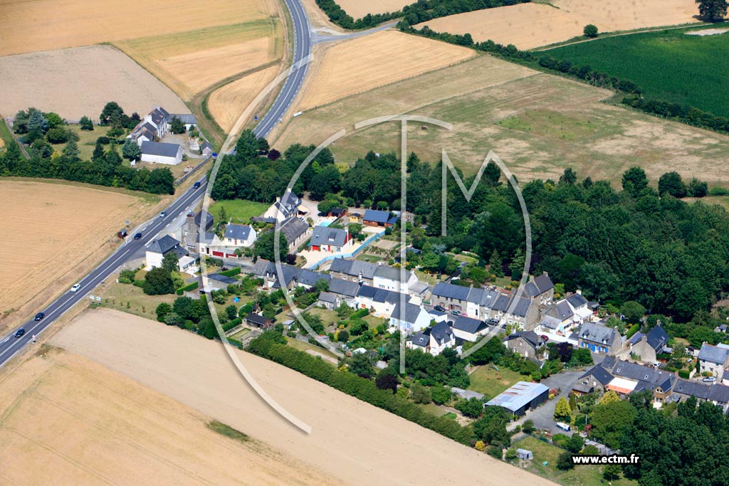 Photo arienne de Saint-Mloir-des-Ondes (La Coudre)