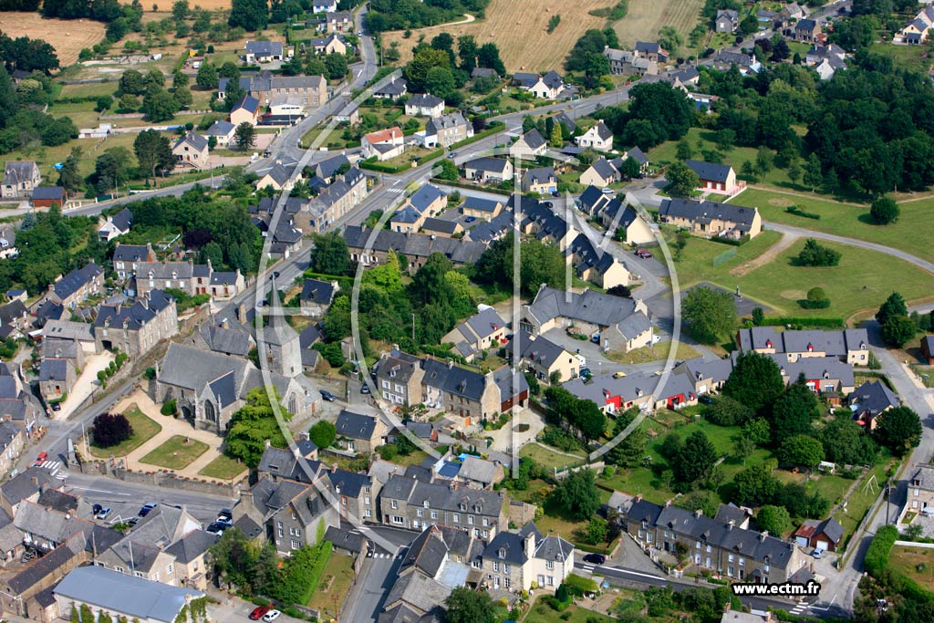 Photo arienne de Saint-Pierre-de-Plesguen