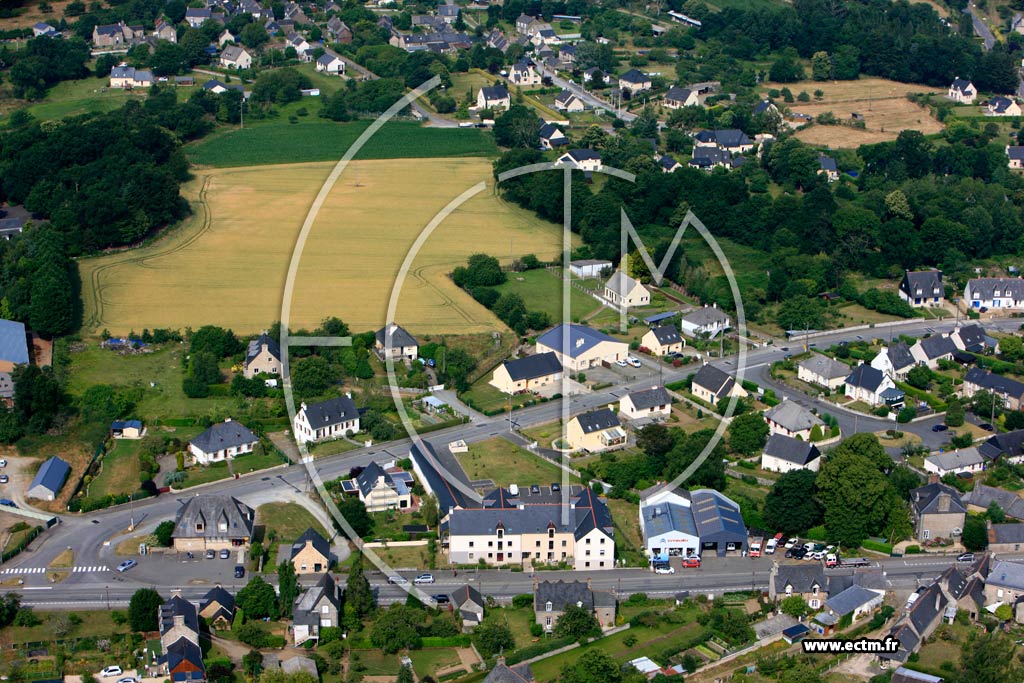 Photo arienne de Saint-Pierre-de-Plesguen