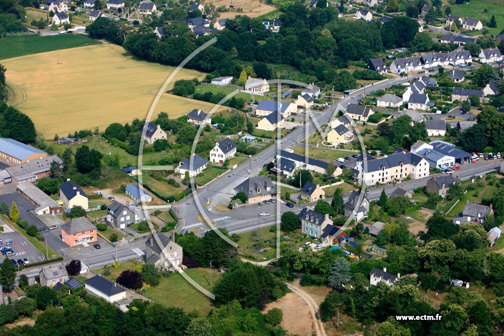 Photo arienne de Saint-Pierre-de-Plesguen