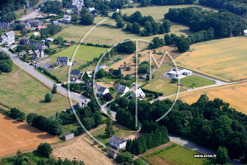Photo arienne de Saint-Pierre-de-Plesguen
