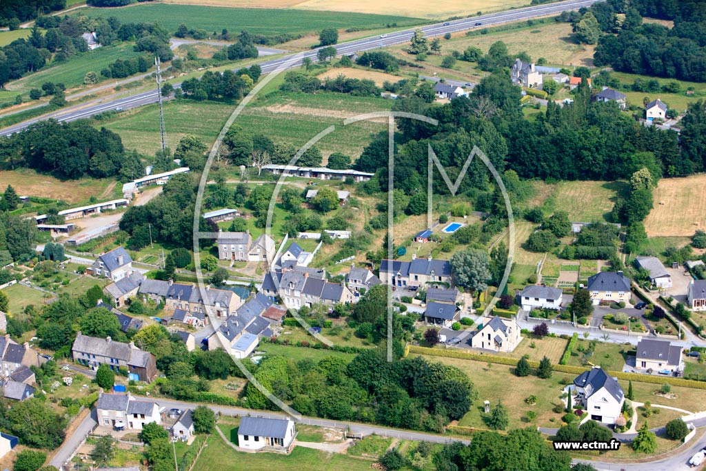 Photo arienne de Saint-Pierre-de-Plesguen (La Ricolais)