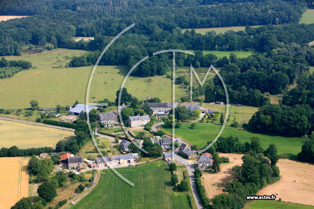 Photo arienne de Saint-Pierre-de-Plesguen (Malabry)