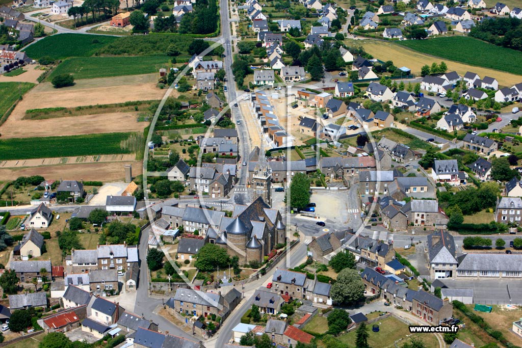 Photo arienne de Saint-Pre