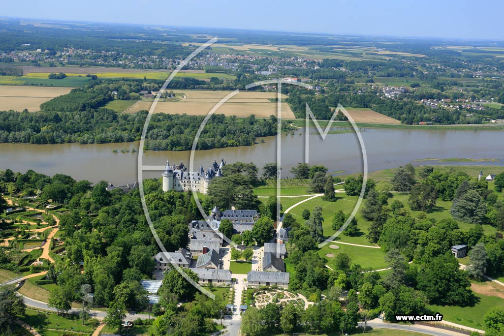 Photo arienne de Chaumont-sur-Loire (Chteau de Chaumont-sur-Loire)