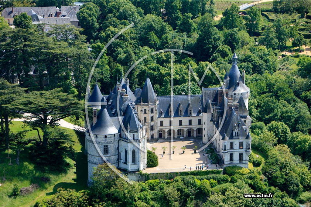 Photo arienne de Chaumont-sur-Loire (Chteau de Chaumont-sur-Loire)