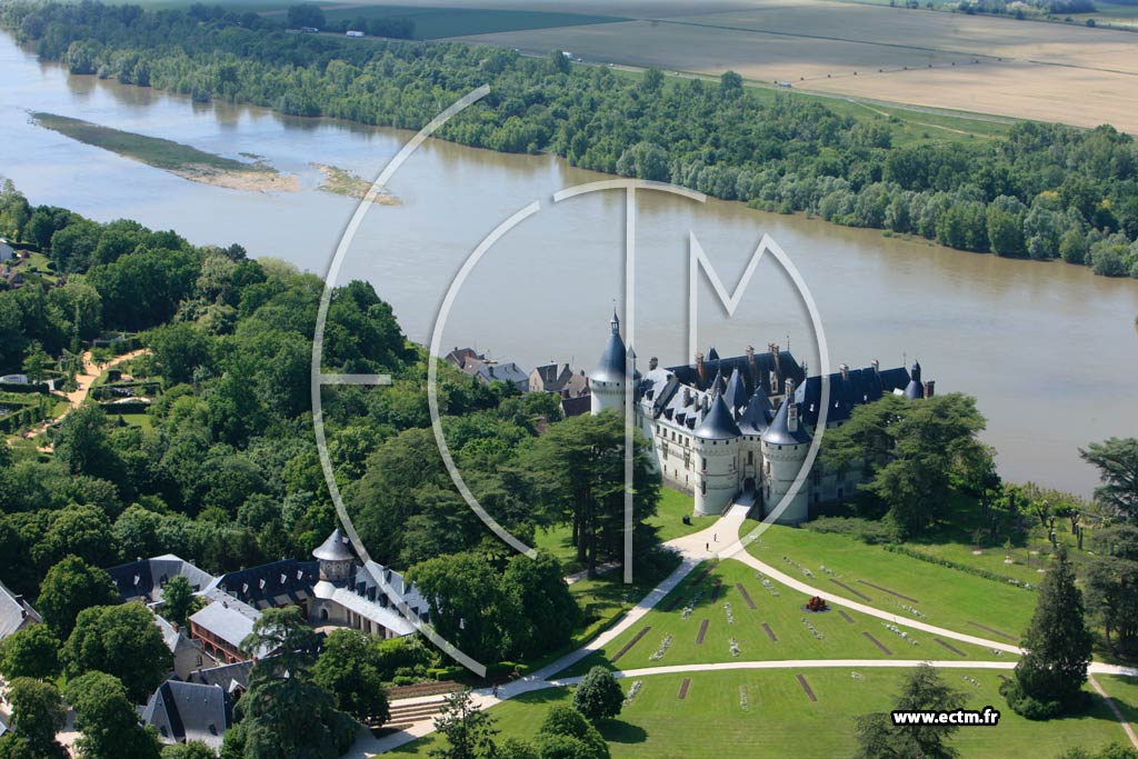 Photo arienne de Chaumont-sur-Loire (Chteau de Chaumont-sur-Loire)