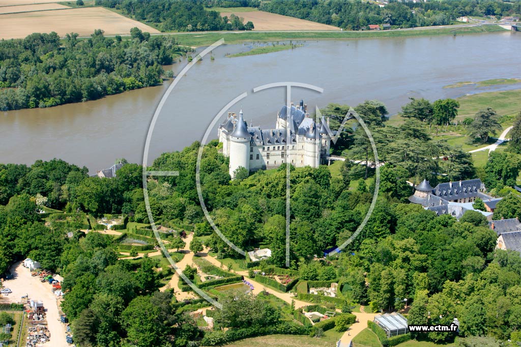 Photo arienne de Chaumont-sur-Loire (Chteau de Chaumont-sur-Loire)