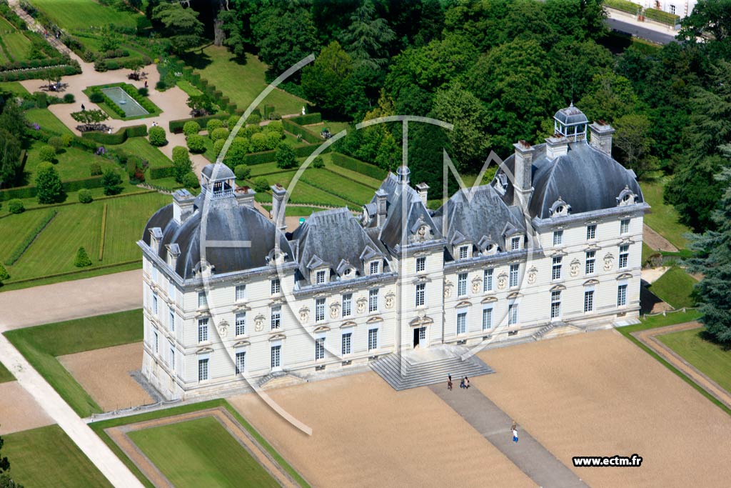 Photo arienne de Cheverny (Chteau de Cheverny)