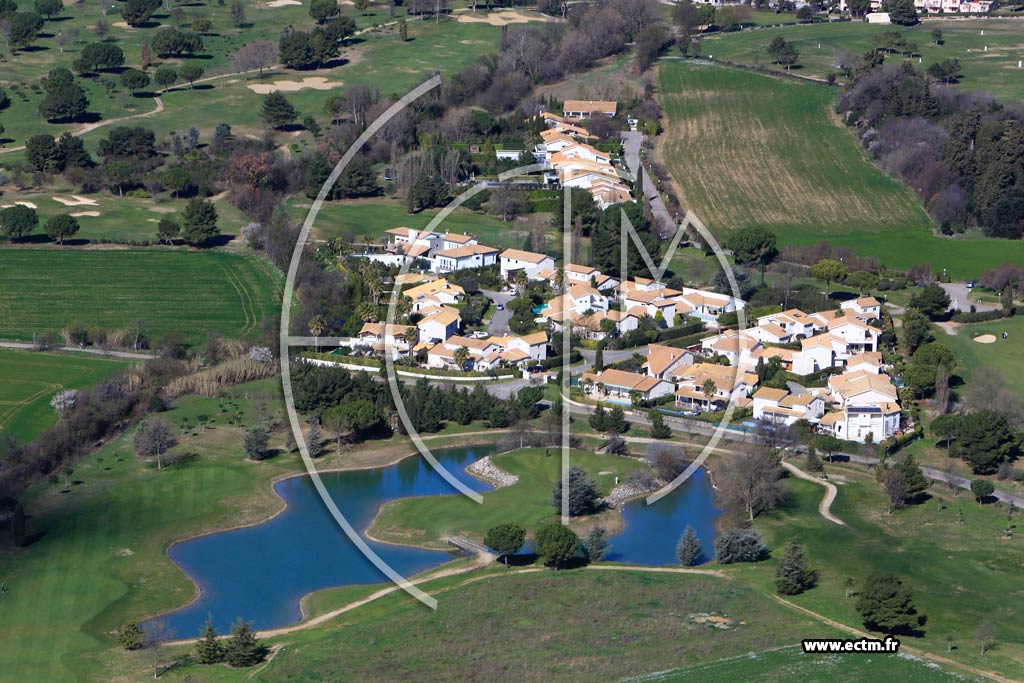 Photo arienne de Baillargues (Domaine de Massane)