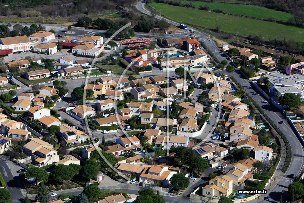 Photo arienne de Baillargues (Le Fenouillet)