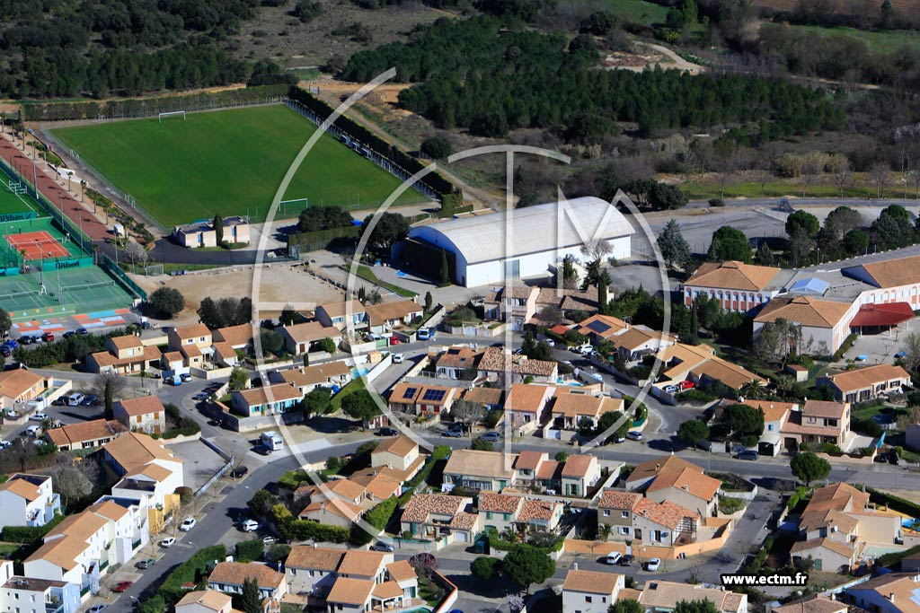 Photo arienne de Baillargues (Le Fenouillet)