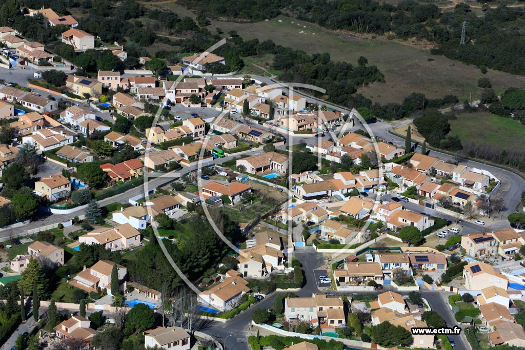 Photo arienne de Baillargues (Le Paradis)