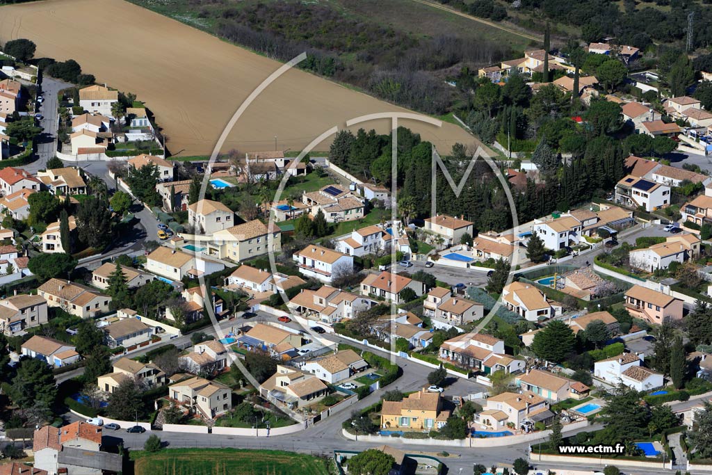 Photo arienne de Baillargues (Le Paradis)