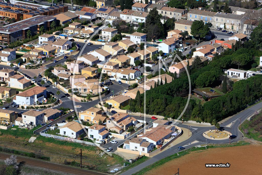 Photo arienne de Baillargues (Rsidence le Colombier)