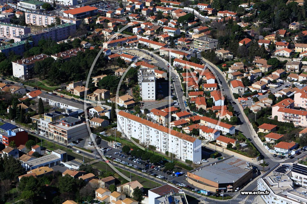 Photo arienne de Castelnau le Lez