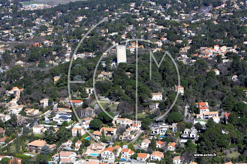 Photo arienne de Castelnau le Lez
