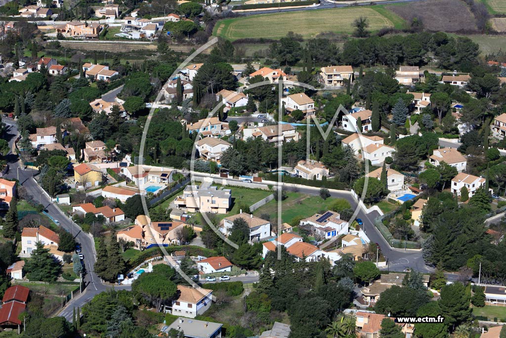 Photo arienne de Castelnau le Lez