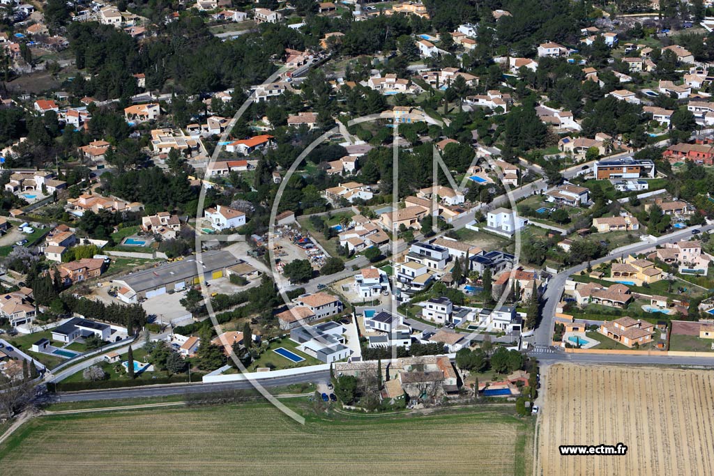 Photo arienne de Castelnau le Lez (Bertin)