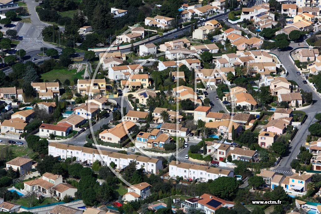 Photo arienne de Castelnau le Lez (Le Devois)