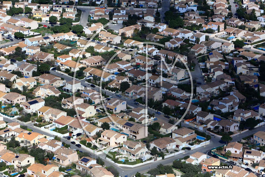 Photo arienne de Castelnau le Lez (Le Devois)