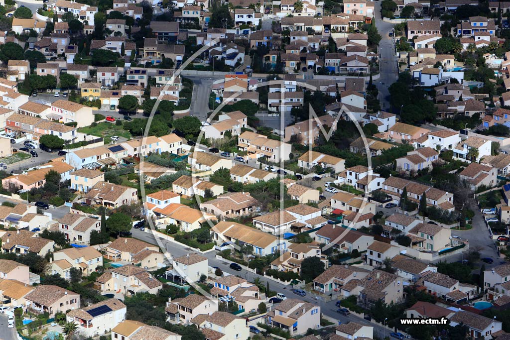 Photo arienne de Castelnau le Lez (Le Devois)