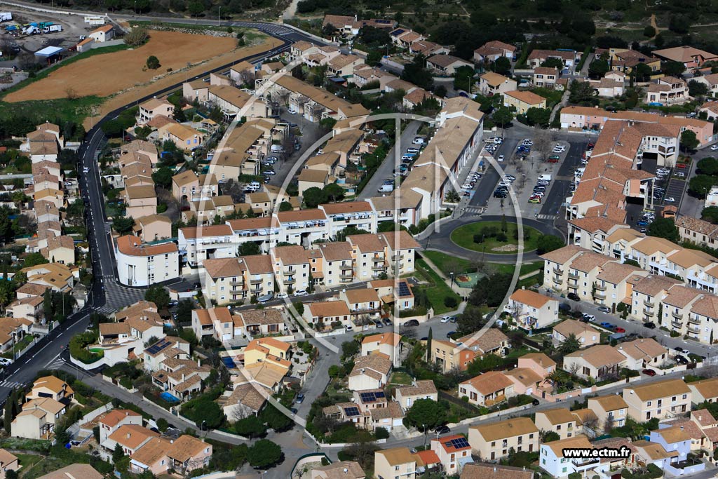 Photo arienne de Castelnau le Lez (Le Devois)