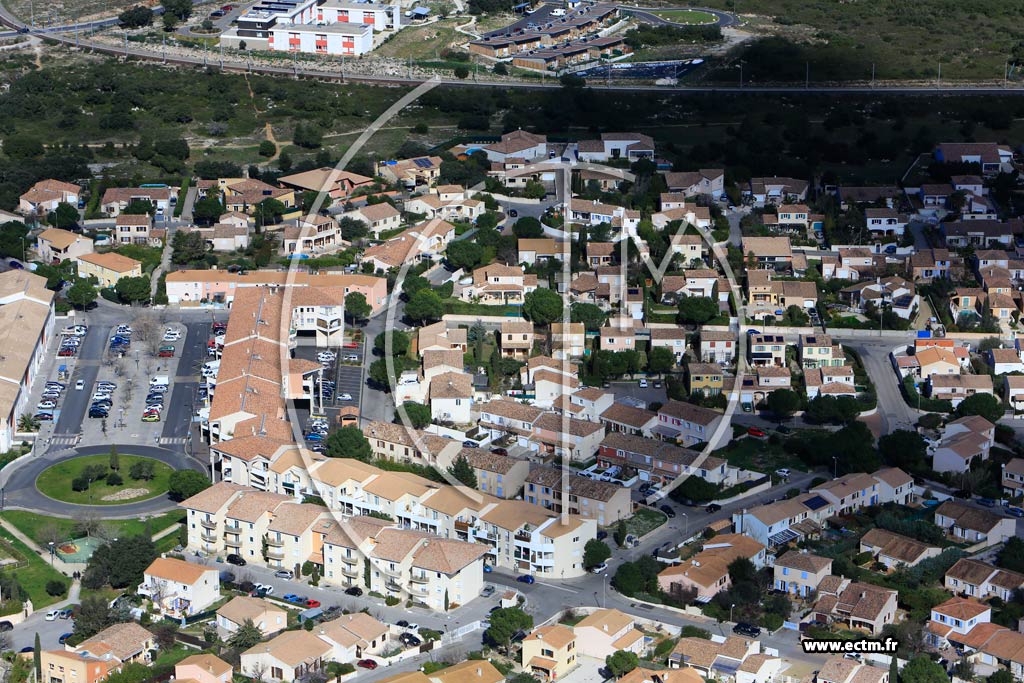 Photo arienne de Castelnau le Lez (Le Devois)