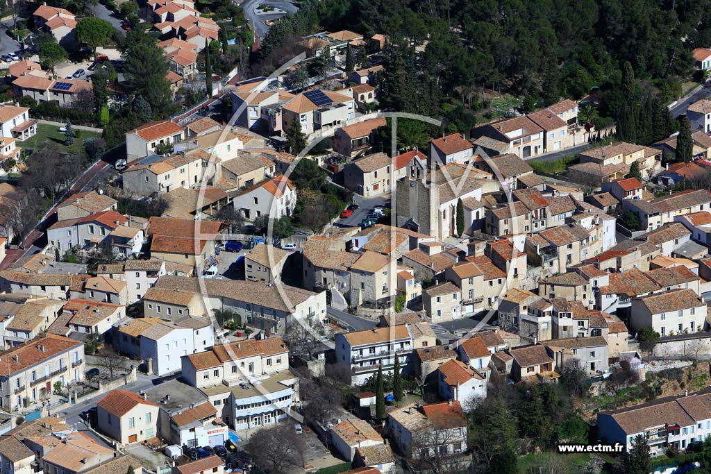 Photo arienne de Clapiers