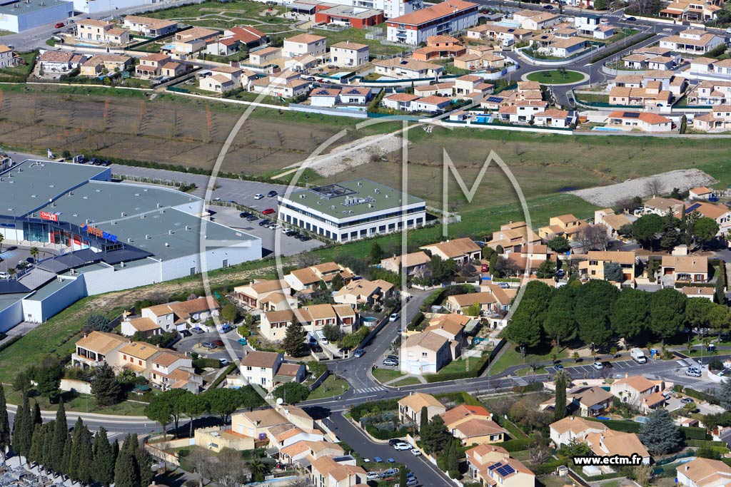Photo arienne de Jacou (Les Bordes)