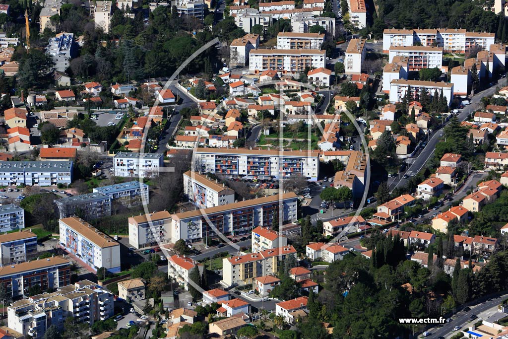 Photo arienne de Montpellier (Aiguelongue)