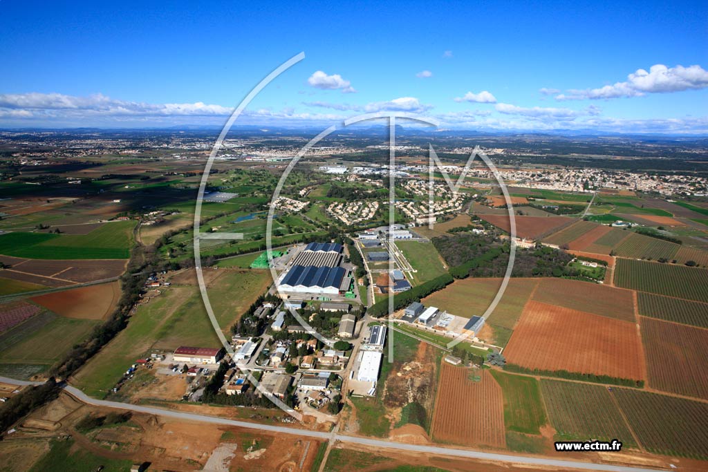 Photo arienne de Mudaison (Zone d'Activit du Bosc)
