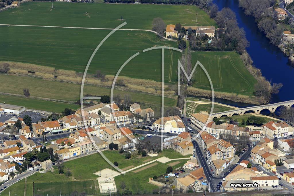 Photo arienne de Bziers (Le Faubourg)