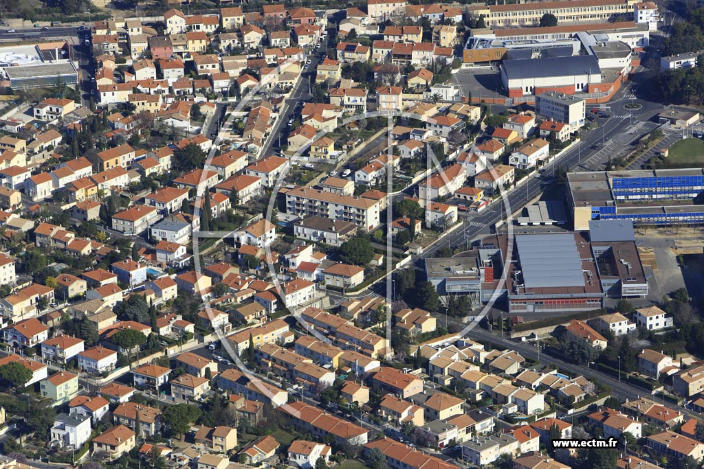 Photo arienne de Bziers (Quartier Arnes)