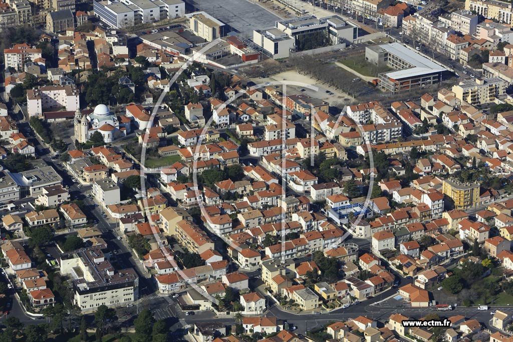 Photo arienne de Bziers (Quartier Du Guesclin)