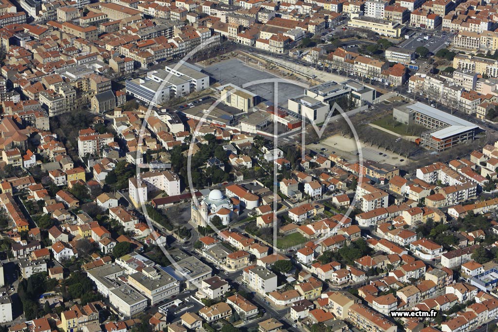 Photo arienne de Bziers (Quartier Du Guesclin)