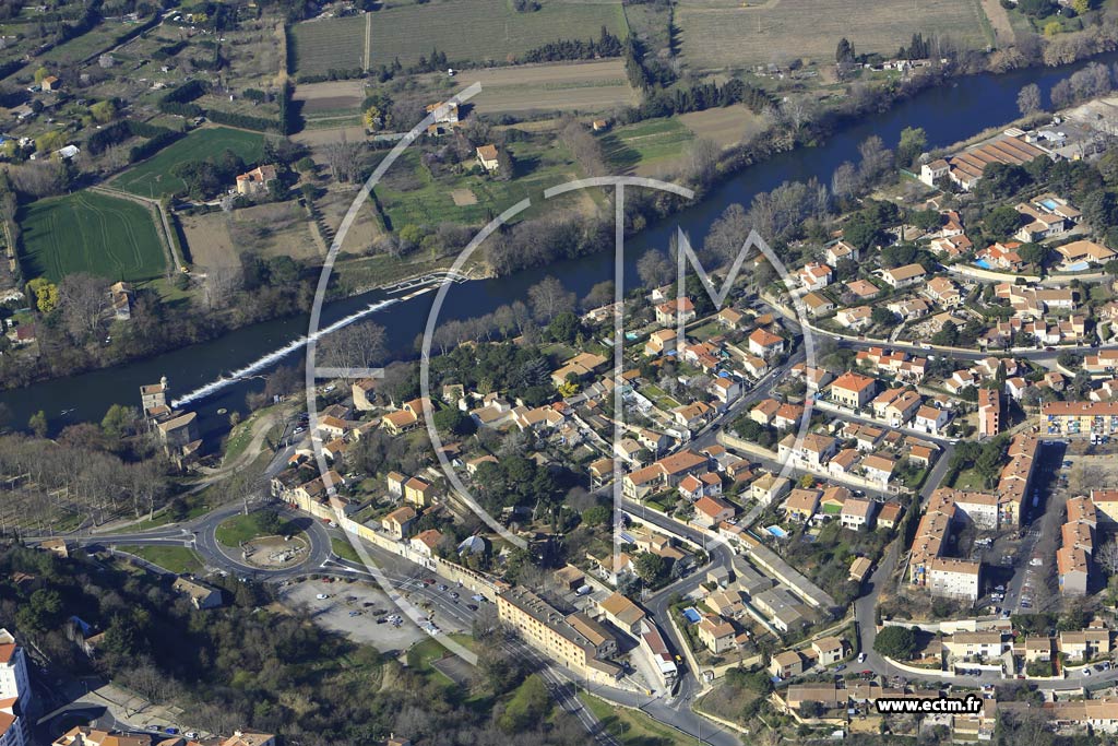Photo arienne de Bziers (Quartier Four  Chaux)
